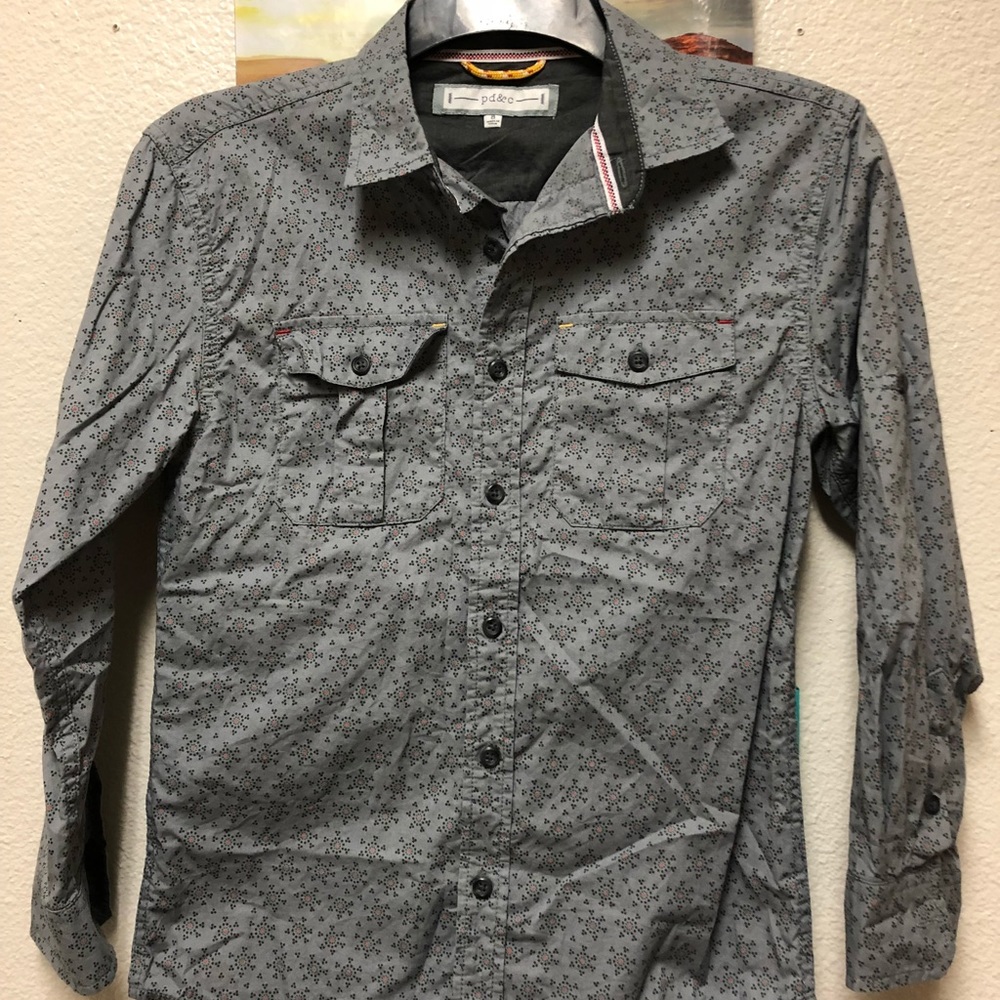 Boys pd&c button down shirt size 8